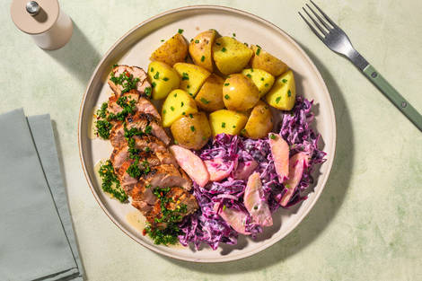 Bio-Schweinefilet mit Chimichurri