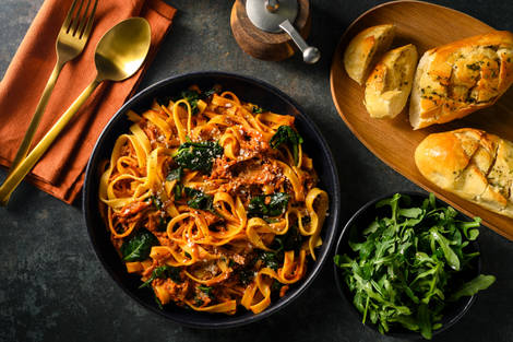 Easy Pulled Beef Ragu and Fresh Tagliatelle