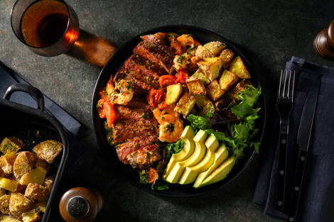 21 Day Aged Fillet Steak Surf and Turf