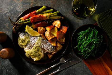 Sea Bream and Lemon-Caper Butter Sauce