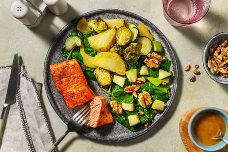 Piri-Piri-Lachs mit Ofengemüse