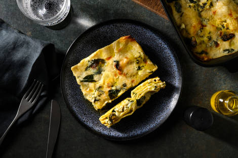 Lasagne crémeuse courgette & trois fromages