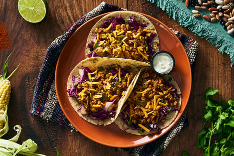 Mexican Beef Tacos with Charred Jalapeños