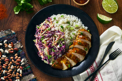 Caribbean Mango-Glazed Chicken