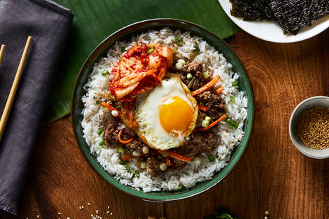 Bœuf bulgogi coréen et kimchi