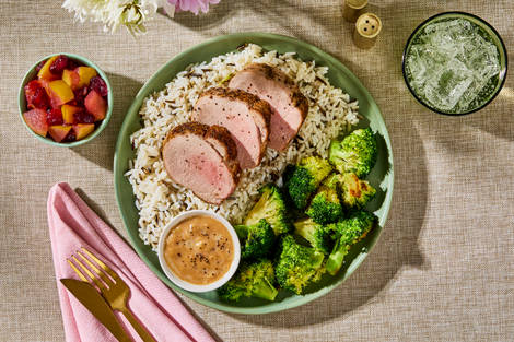 Poitrines de poulet et chutney pommes-canneberges maison