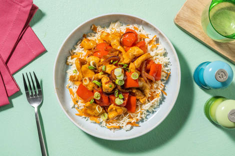 Teriyaki-glasert kylling