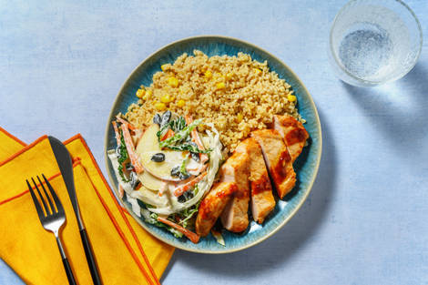 Snabb BBQ-stekt fläskkotlett