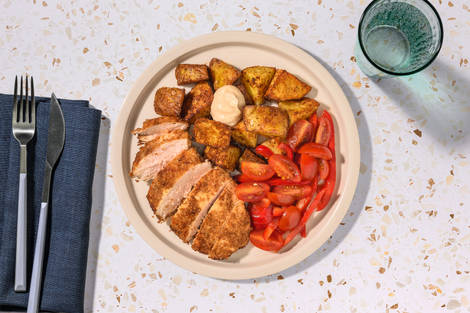 Cajunpanerad kyckling