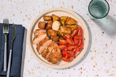 Cajunpanerad kyckling