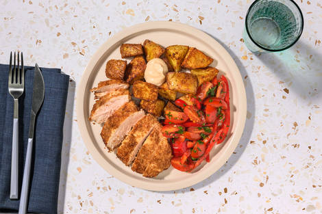 Cajunpanerad kyckling