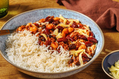 Super Quick Smoky Peri Peri Pork Rice Bowl