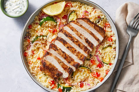 Cal Smart Moroccan-Spiced Chicken Breast Bowls