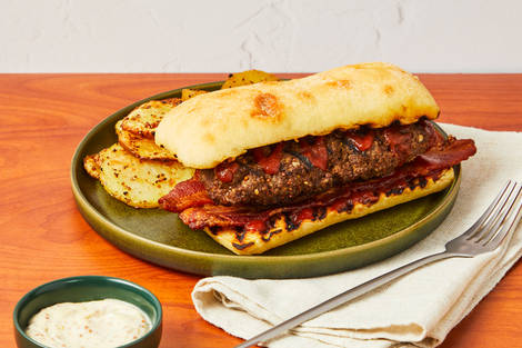 Flame-Grilled Tourtière Sausage