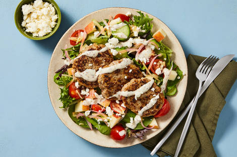 Galettes de porc et aux pommes