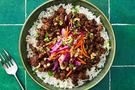 Bols de Beyond Meat® caramélisé à la vietnamienne