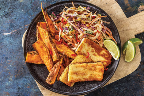 American BBQ Haloumi