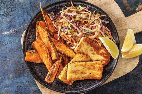 American BBQ Haloumi