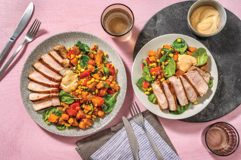 American Spiced Pork Steaks