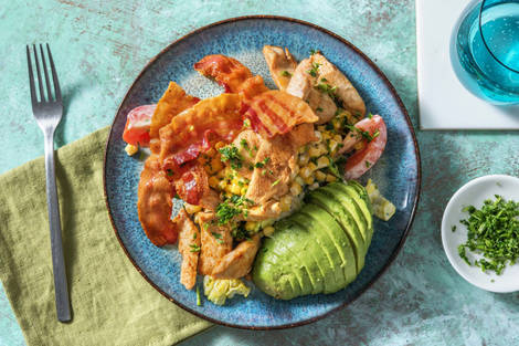 American Salad! mit Poulet und Speck