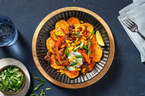 Carb Smart Beef Fajita Plates