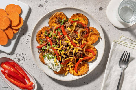 Carb Smart Beef Fajita Plates