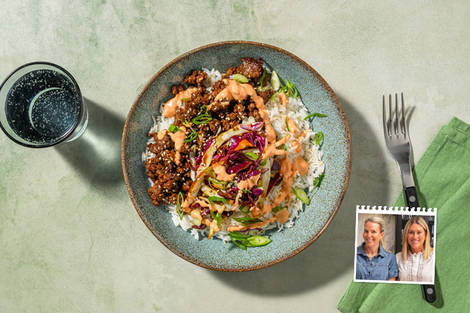 SuperQuick Korean-Style Turkey Bowls