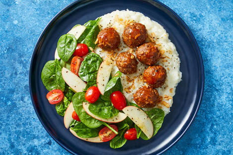 BBQ Turkey and Apple Meatballs