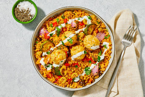 Boulettes de bœuf et de feta à la grecque