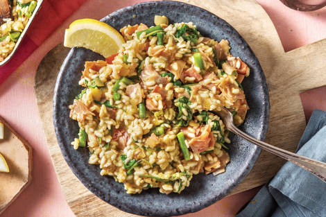 Bacon & Basil Pesto Risotto