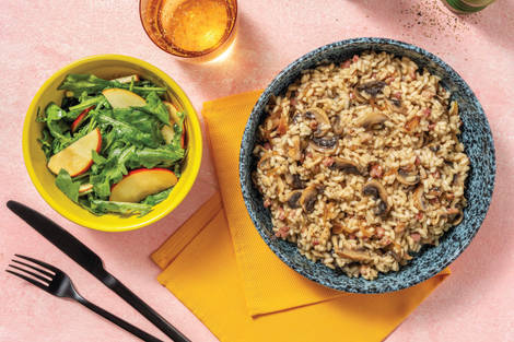 Bacon & Mushroom Risotto