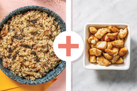 Chicken, Bacon & Mushroom Risotto