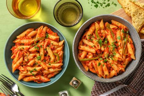 Bacon Penne all’Arrabbiata