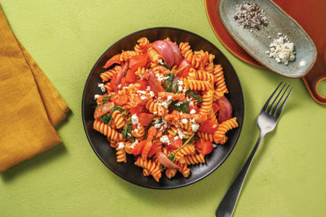 Herby Bacon & Roast Veggie Fusilli