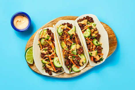 Banh-Mi-Style Beef Tacos