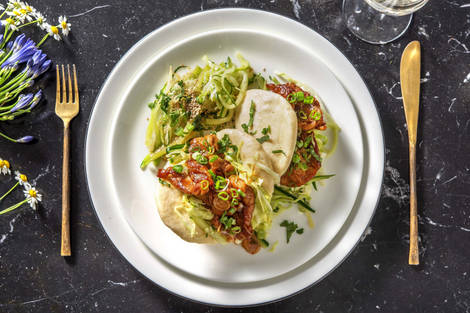 Bao bun met sticky varkenshaas