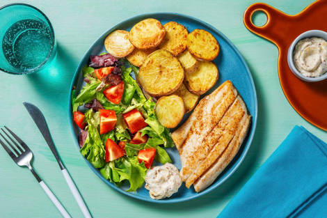 Barramundi aux épices à bifteck de Montréal