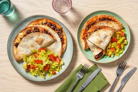 BBQ Beef Quesadillas