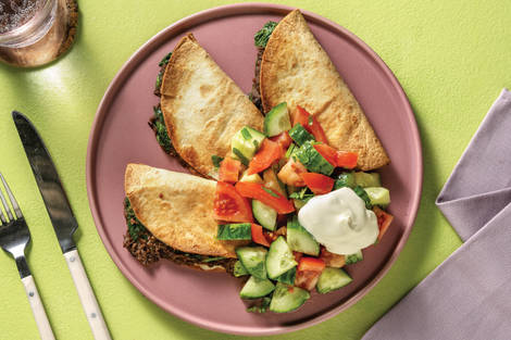 BBQ Black Bean Quesadillas
