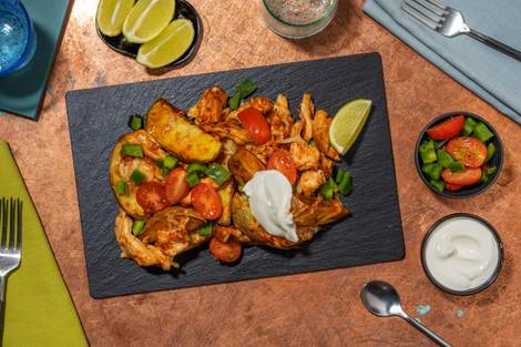 BBQ Chicken Loaded Wedges