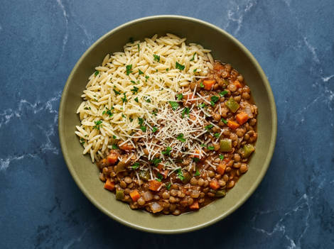 Organic Chicken, Mushroom & Lentil Ragù