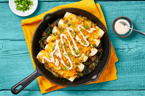 Beef Enchiladas Verdes