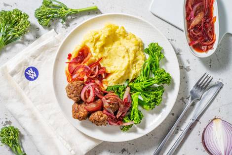 Beef Meatballs in Onion & Redcurrant Sauce