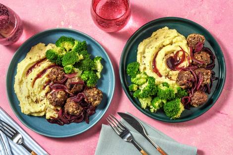 Beef Meatballs in Onion & Redcurrant Sauce