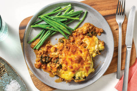 Hearty Beef & Spinach Pie