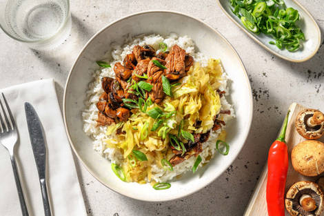 Émincés de bœuf en sauce douce à l'asiatique