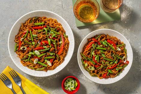 Black Bean Pork Mince Noodles
