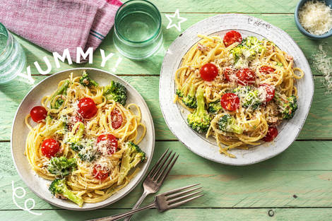 Blitzschnelle Pasta nach Carbonara-Art