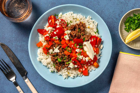 Bols de bœuf façon moyen-orientale