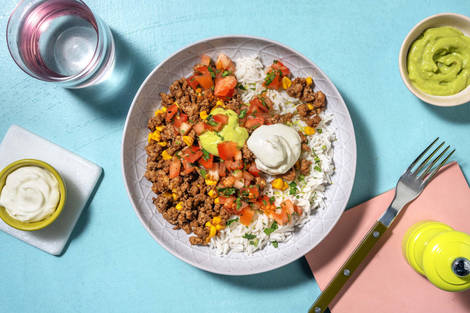 Bols burrito de dinde